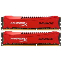   Kingston DIMM 8Gb 2x4Gb KIT DDR3 PC14900 1866MHz HyperX Savage Red (HX318C9SRK2/8)