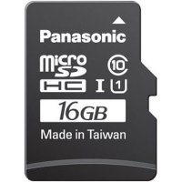   Panasonic microSDHC 16Gb 45MB/s, Class 10, UHS-I U1 (RP-SMGA16GAK)