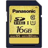   Panasonic SDHC 16Gb 95MB/s, Class 10, UHS-I U1 (RP-SDA16GE1K)