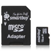   TransFlash 16Gb MicroSDHC Class 10 Smart Buy, 