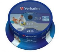  BD-R Disc Verbatim 25Gb 6x (.25 )  , printable (43811)