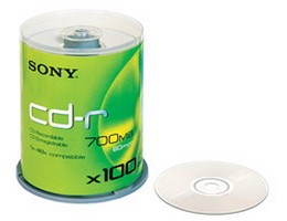  CD-R Sony 700 Mb, 48x, Bulk (100), (100/200)