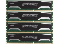   32Gb (4  8Gb) PC3-12800 1600MHz DDR3 DIMM Crucial BLS4CP8G3D1609DS1S00BEU