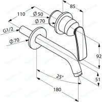    Kludi Balance  2   180  (522440575)