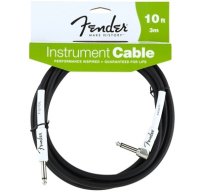  FENDER 10" INSTRUMENT CABLE BLACK, 3 