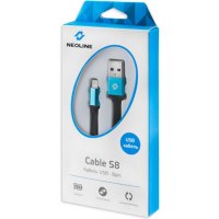  Neoline Cable S8 USB - Lightning 8-pin, 1m, 