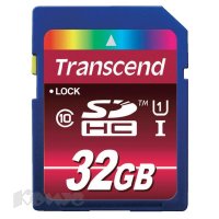   Transcend SD SDHC 32GB Class 10 + USB Reader TS32GSDHC10-P2