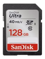   Sandisk Ultra SDXC Class 10 UHS-I 40MB/s 128GB