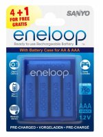  Eneloop HR-4UTGB-5BP Case 4AAA 750 mAh