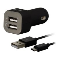   SmartBuy Amper Combo 2xUSB 3.1A + MicroUSB SBP-1650 Black