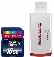   Transcend (TS16GSDHC10-P2) SDHC Memory Card 16Gb Class10