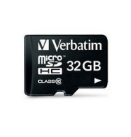   Micro SDHC 32GB Class 10 Verbatim 44083 + 