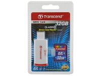   SDHC 32GB Class 6 Transcend TS32GSDHC6-P2 +  USB