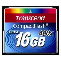   Compact Flash Card 16GB Transcend 400x TS16GCF400