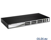 D-Link DGS-1210-24/E   24  10/100/1000Base-T + 4 - 1000Base-T/Mini GBI