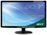 3D  21.5" Acer S222HQLCbid, 1920x1080, 100M:1, 250cd/m^2, DVI, HDMI, 2ms, LED, 