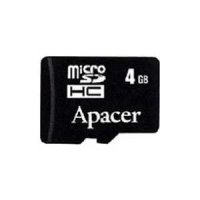    Apacer microSDHC 4Gb Class 4 (AP4GMCSH4-RA)