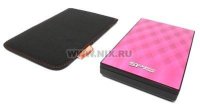   Silicon Power (SP010TBPHDD10S3P) Diamond D10 Pink USB3.0 Portable 2.5" HDD 1Tb EXT (RTL