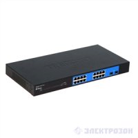  TRENDnet TEG-160WS Gigabit Web-Based Smart Switch (16port 10/100/1000Mbps)