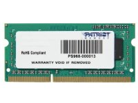   Patriot Memory PC3-10600 SO-DIMM DDR3 1333MHz CL9 - 4Gb PSD34G133381S