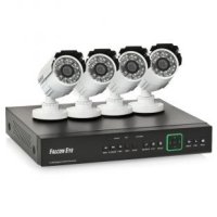   Falcon Eye FE-104D-KIT  4-  DVR + 4-  + . .