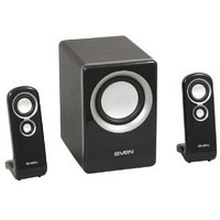  SVEN MS-308 2.1 Black (2x11W+ Subwoofer 13W)