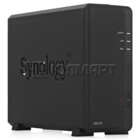 Synology (DS115) Disk Station (1x3.5/2.5" HDD/SSD SATA, GbLAN, 1xUSB3.0, 1xUSB2.0, eSATA)