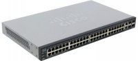 Cisco (SF500-48-K9-G5)  (48UTP 10/100Mbps PoE + 2Combo 1000BASE-T/SFP + 2SFP)