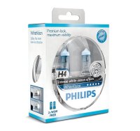   Philips H4 4300K White Vision,  , 2 , 12342WHVSM