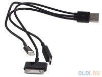  3Cott 3  1 3C-DC-048B-3in1, USB  Micro USB/Apple 30-pin/Apple Lightning, 1 , 