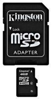   microSDHC 4Gb Class4 Kingston SDC4/4GB Megafon