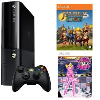   Microsoft XBox 360 S 250GB + Kinect + Kinect Adventures + Dance Central 3 + Forza