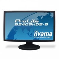  23.6" iiYama PLB2409HDS-B1 TN 1920x1080 0.272mm; 2ms (GtG); 300cd/m2; D-Sub; DVI-D; HDMI TFT