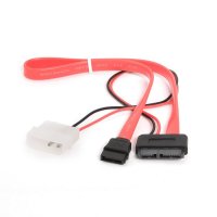  molex+SATA/miniSATA 6pin+7pin 30  (Gembird CC-SATA-C2)