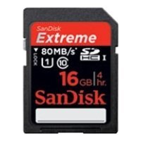   Sandisk Extreme microSDHC Class 10 UHS Class 1 80MB/s 32GB