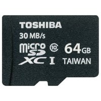   Toshiba SD-C064UHS1 + SD adapter