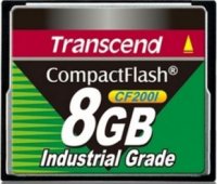   Compact Flash Card Transcend 8Gb "TS8GCF200I" "200x"