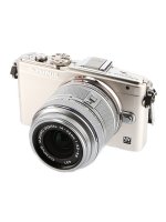  Olympus PEN E-PL6 Double Kit 14-42 mm II R & 40-150 mm R Silver-Silver-Silver