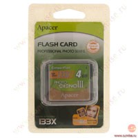 4Gb   CompactFlash (CF) Apacer 133X (AP4GCF133-R)