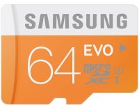   SAMSUNG EVO microSDHC 64Gb Class10 UHS-I (U1) + SD Adapter (MB-MP64DA/RU)