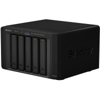   Synology (DS1515) Disk Station (5x3.5"/2.5" HDD SATA, RAID 0/1/5/5+/6/6+/10, 4xGbL