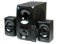  Nakatomi GS-35 Black 2.1, 30W+2*15W RMS, Bluetooth, USB+SD reader