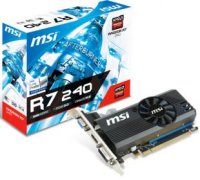  MSI PCI-E ATI R7 240 2GD3 LPV1 Radeon R7 240 2048Mb 128bit DDR3 730/1800/HDMIx1/CRTx1/HDC