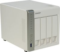   QNAP NAS Server (TS-431) (4x3.5"/2.5" HDD SATA, RAID0/1/5/5+/6/10, 2xGbLAN, 3xUSB3