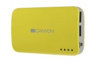  Canyon CNE-CPB78Y Yellow color portable battery charger with 7800mAh, micro USB input 5V