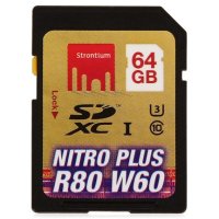   Strontium NITRO PLUS SDXC Class 10 UHS-I U3 64GB (SRP64GSDU)