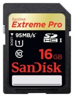   Sandisk Extreme Pro SDHC Class 10 UHS-I 95MB/s 16GB