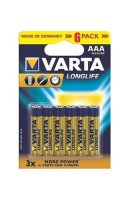  Varta Longlife AAA LR03 BL6