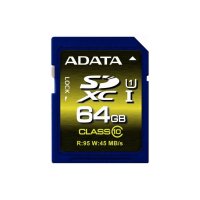   ADATA SDXC 64Gb Class 10 Premier Pro UHS-I U1 (R/W 95/45 MB/s)