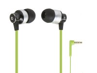  Monoprice Hi-Fi Reflective Sound Technology Earphones 12238 Green-Silver